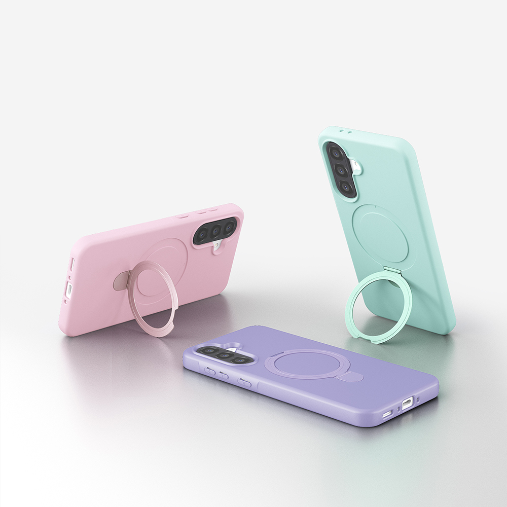 Galaxy A56 Kılıf M-safe Şarj Özellikli Standlı Zore Samara Kapak - 11