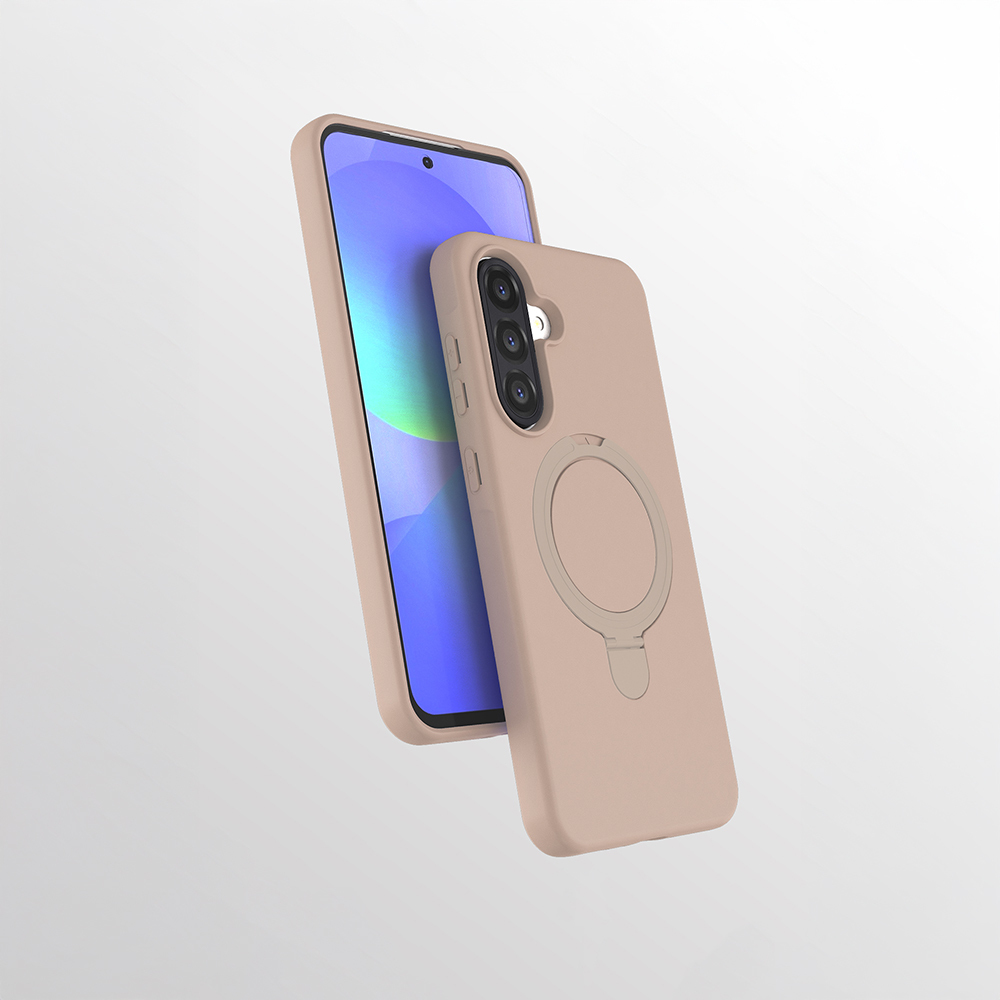Galaxy A56 Kılıf M-safe Şarj Özellikli Standlı Zore Samara Kapak - 7