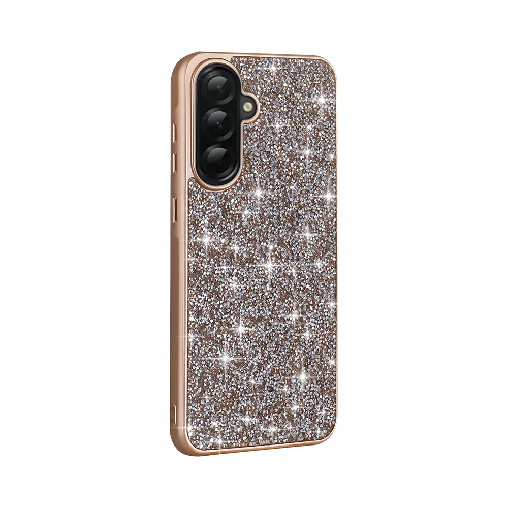 Galaxy A56 Kılıf Parlak Taşlı Tasarım Zore Pırlanta Kapak - 9