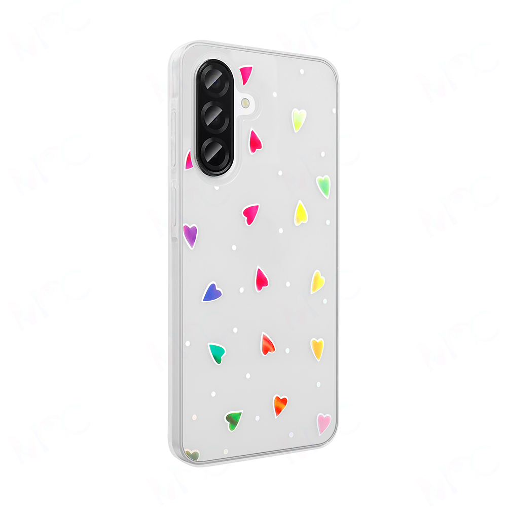 Galaxy A56 Kılıf Şeffaf Figürlü Zore Folk Sert Kapak - 8