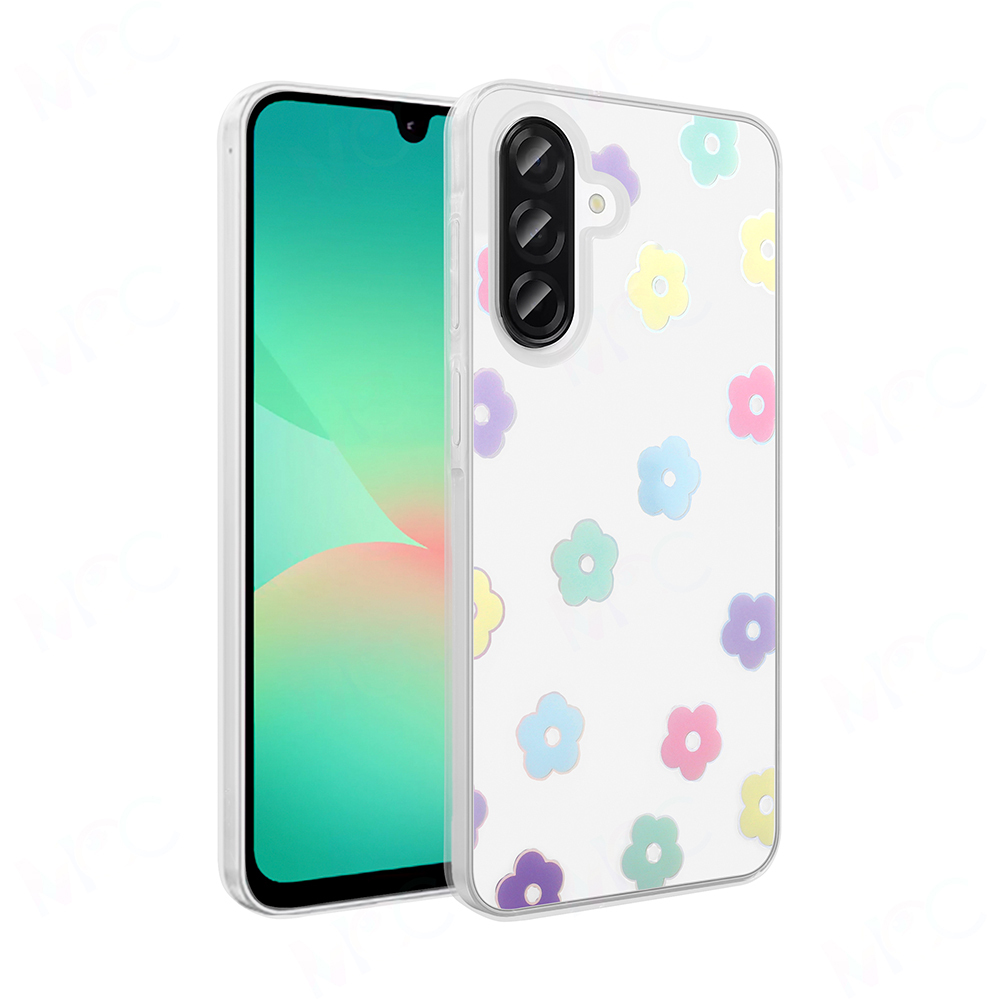 Galaxy A56 Kılıf Şeffaf Figürlü Zore Folk Sert Kapak - 5