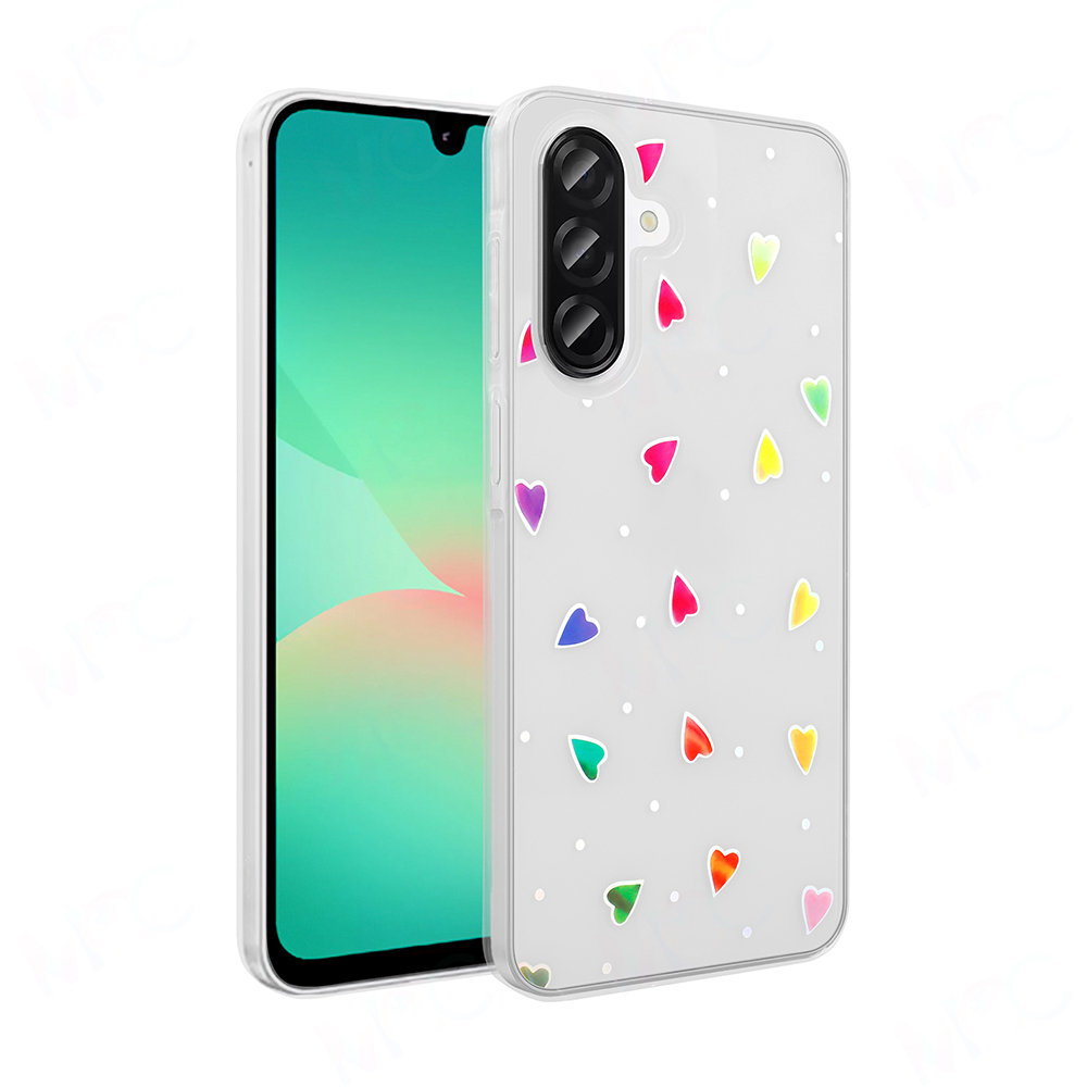 Galaxy A56 Kılıf Şeffaf Figürlü Zore Folk Sert Kapak - 4