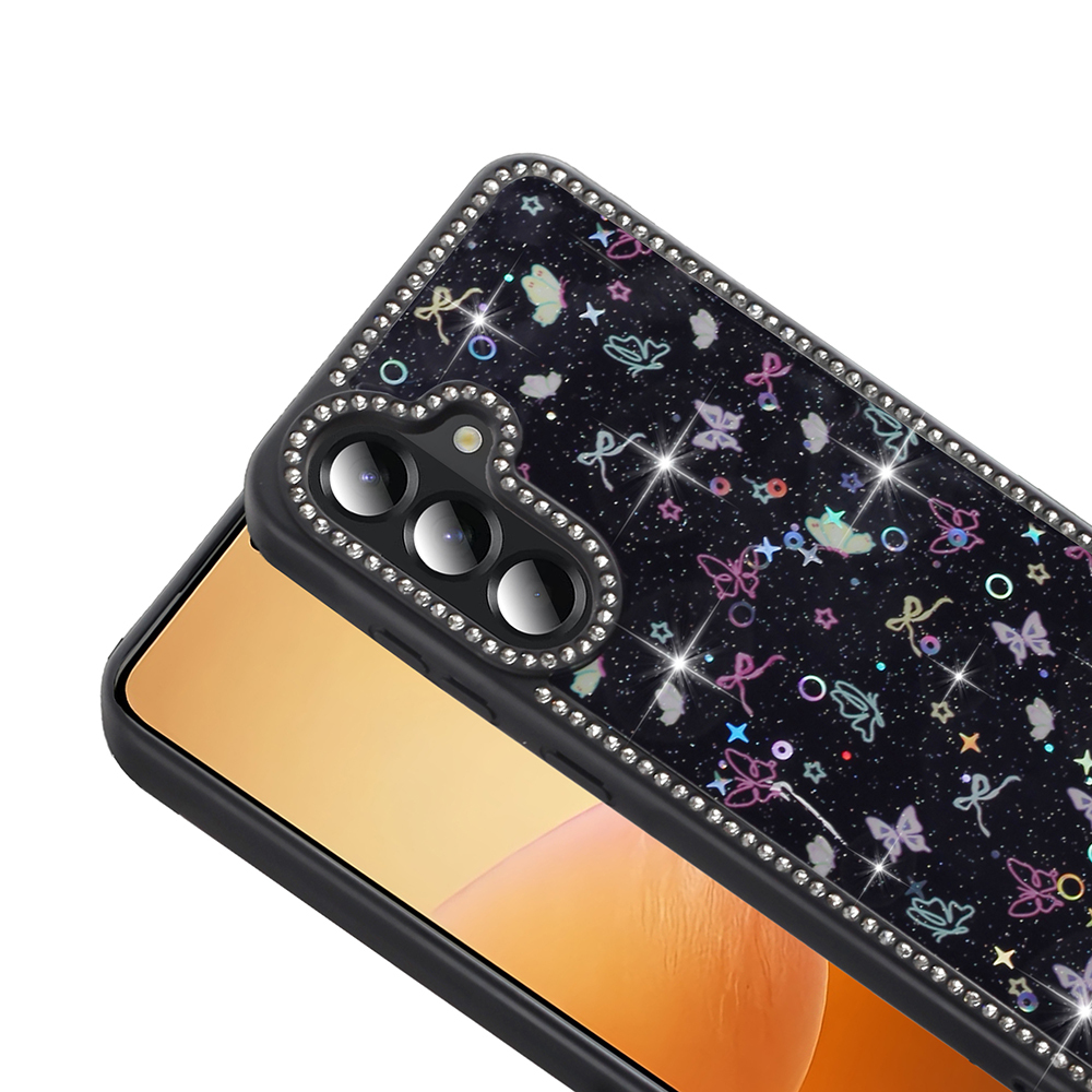 Galaxy A56 Kılıf Taşlı ve Simli Tasarım Zore Azra Kapak - 10