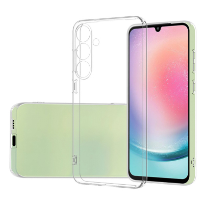 Galaxy A57 Case Zore Super Silicone Cover Şeffaf