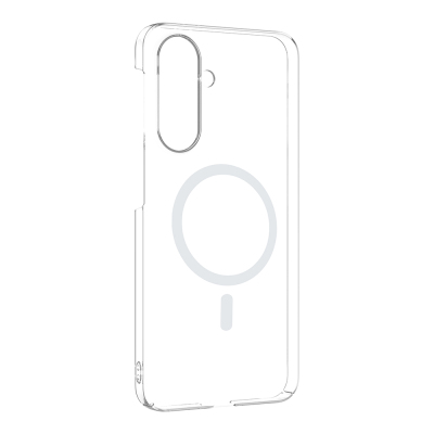 Galaxy A57 Kamera Korumalı M-Safe Şarj Özellikli Şeffaf Zore London Sert PC Kapak Şeffaf