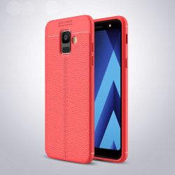 Galaxy A6 2018 Kılıf Zore Niss Silikon Kapak Kırmızı