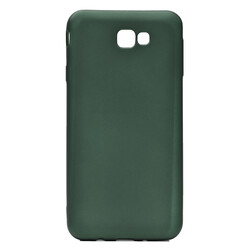 Galaxy A7 2017 Case Zore Premier Silicon Cover Dark Green