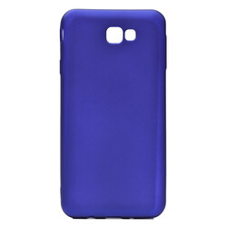 Galaxy A7 2017 Case Zore Premier Silicon Cover Saks Blue