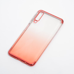 Galaxy A7 2018 Kılıf Zore Moss Silikon Kırmızı