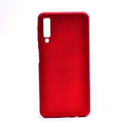 Galaxy A7 2018 Kılıf Zore Premier Silikon Kapak Kırmızı