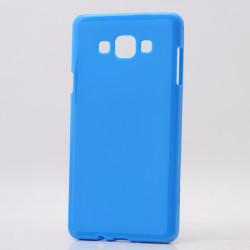 Galaxy A7 Kılıf Zore Süper Silikon Kapak Mavi