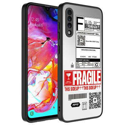 Galaxy A70 Case Mirror Patterned Camera Protected Glossy Zore Mirror Cover Fragile