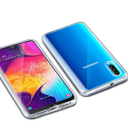 Galaxy A70 Case Zore Enjoy Cover Colorless