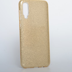 Galaxy A70 Case Zore Shining Silicon Gold
