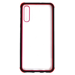 Galaxy A70 Case Zore Tiron Cover Black-Red
