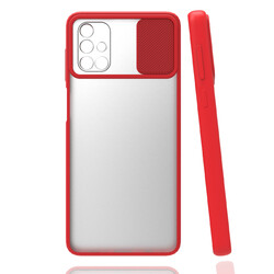 Galaxy A71 Case Zore Lensi Cover Red