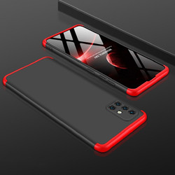 Galaxy A71 Case Zore Ays Cover Black-Red