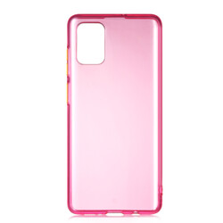 Galaxy A71 Case Zore Bistro Cover Pink