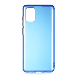 Galaxy A71 Case Zore Bistro Cover Blue