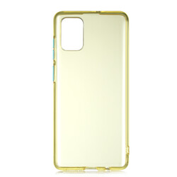 Galaxy A71 Case Zore Bistro Cover Yellow