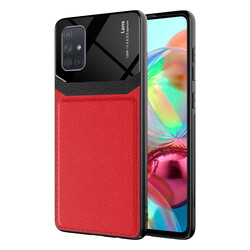 Galaxy A71 Case ​Zore Emiks Cover Red