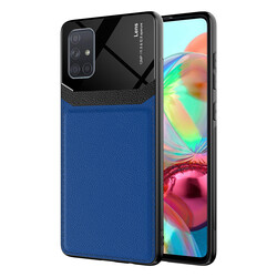 Galaxy A71 Case ​Zore Emiks Cover Navy blue