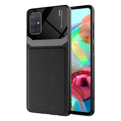 Galaxy A71 Case ​Zore Emiks Cover Black