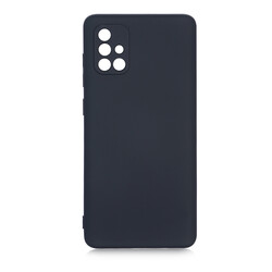 Galaxy A71 Case Zore Mara Lansman Cover Black