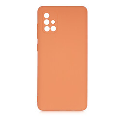 Galaxy A71 Case Zore Mara Lansman Cover Orange