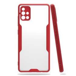 Galaxy A71 Case Zore Parfe Cover Red