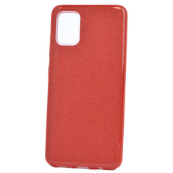 Galaxy A71 Case Zore Shining Silicon Red
