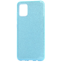 Galaxy A71 Case Zore Shining Silicon Blue