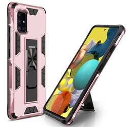 Galaxy A71 Case Zore Volve Cover Rose Gold