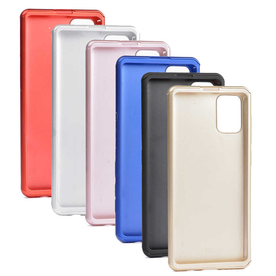 Galaxy A71 Kılıf Zore 360 3 Parçalı Rubber Kapak - 2