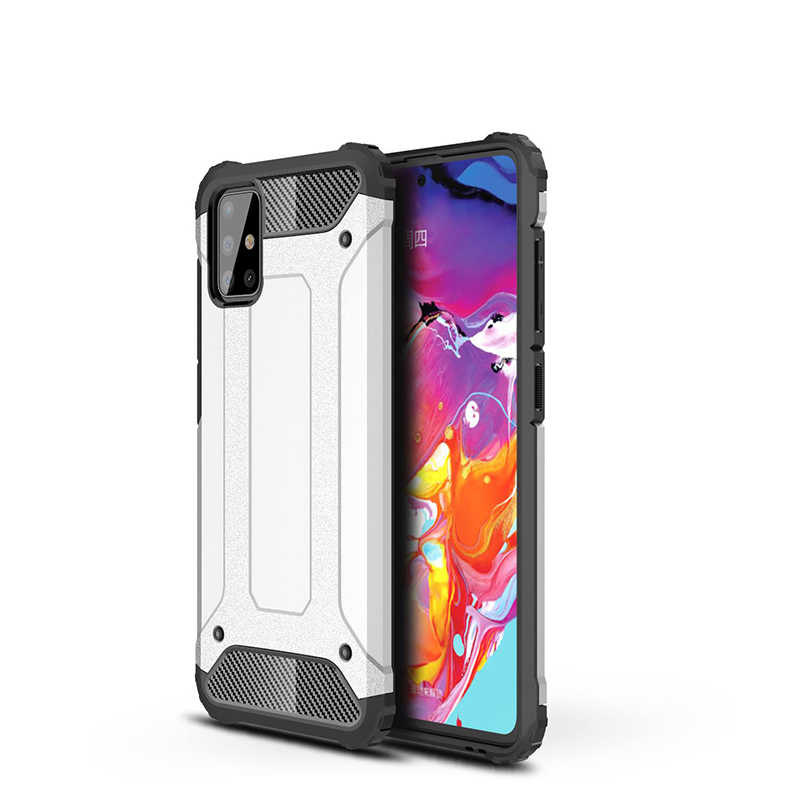 Galaxy A71 Kılıf Zore Crash Silikon Kapak - 16