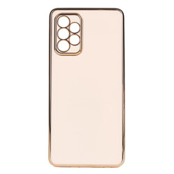 Galaxy A72 Case Zore Bark Cover Rose Gold