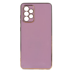 Galaxy A72 Case Zore Bark Cover Purple