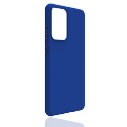 Galaxy A72 Case Zore Biye Silicon Blue