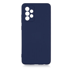 Galaxy A72 Case Zore Mara Lansman Cover Navy blue
