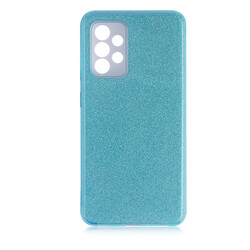 Galaxy A72 Case Zore Shining Silicon Blue