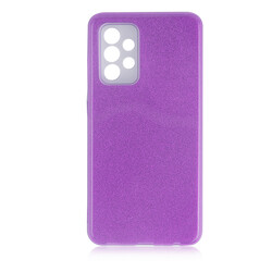 Galaxy A72 Case Zore Shining Silicon Purple