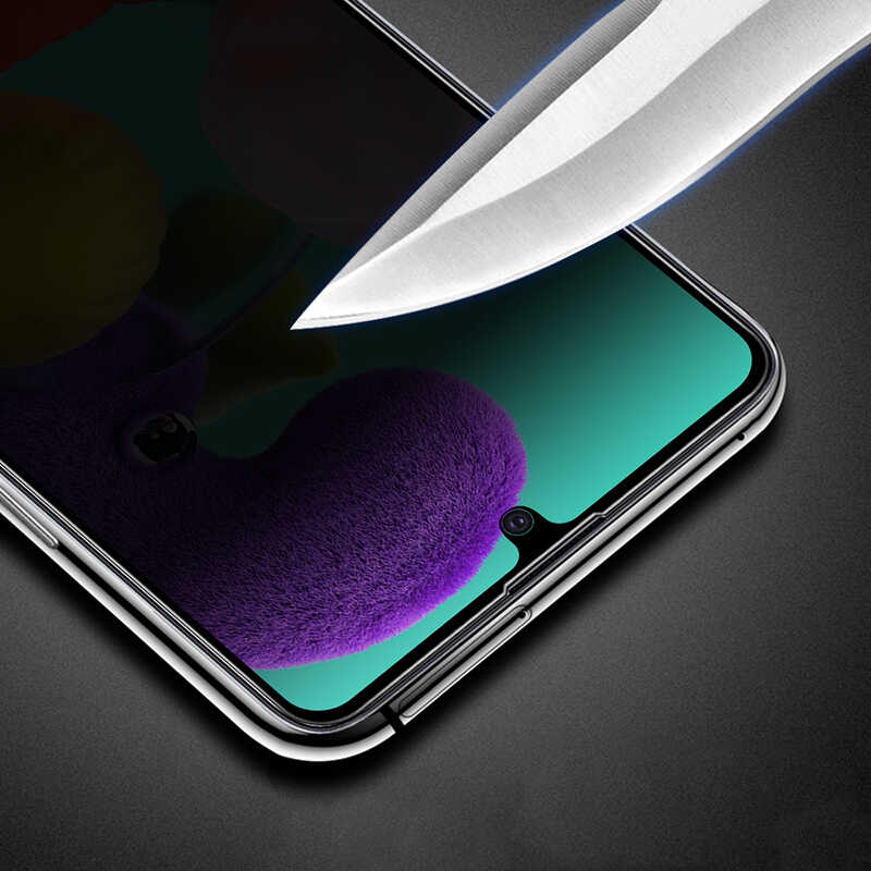 Galaxy A72 Zore New 5D Privacy Tempered Screen Protector - 4