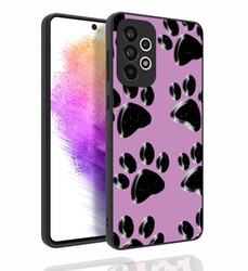 Galaxy A73 Case Patterned Camera Protected Glossy Zore Nora Cover NO3