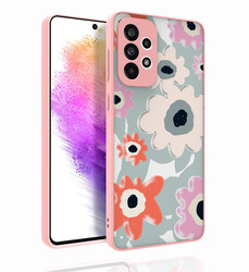 Galaxy A73 Case Patterned Camera Protected Glossy Zore Nora Cover NO5