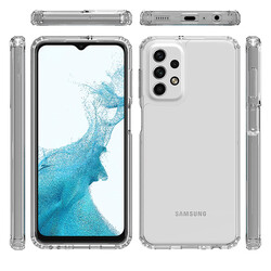 Galaxy A73 Case Zore 2mm Anti Shock Silicone Colorless