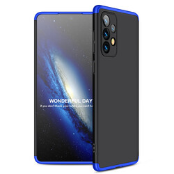 Galaxy A73 Case Zore Ays Cover Black-Blue