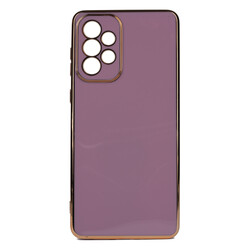 Galaxy A73 Case Zore Bark Cover Purple