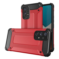 Galaxy A73 Case Zore Crash Silicon Cover Red