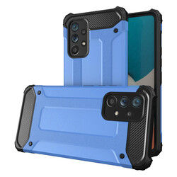 Galaxy A73 Case Zore Crash Silicon Cover Blue