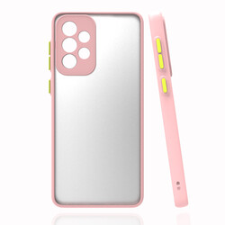 Galaxy A73 Case Zore Hux Cover Pink